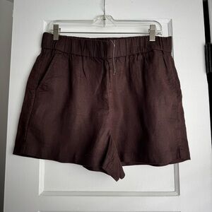 J. Crew Brown Linen Shorts
